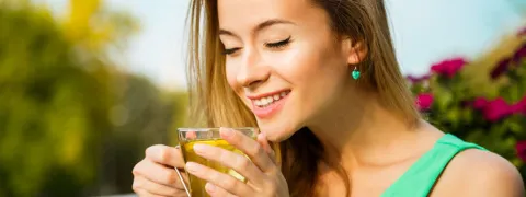 Groene thee voor warme handen en voeten