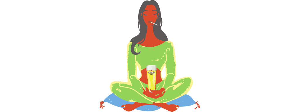 Yoga, tabak en alcohol Yoga, tabak en alcohol