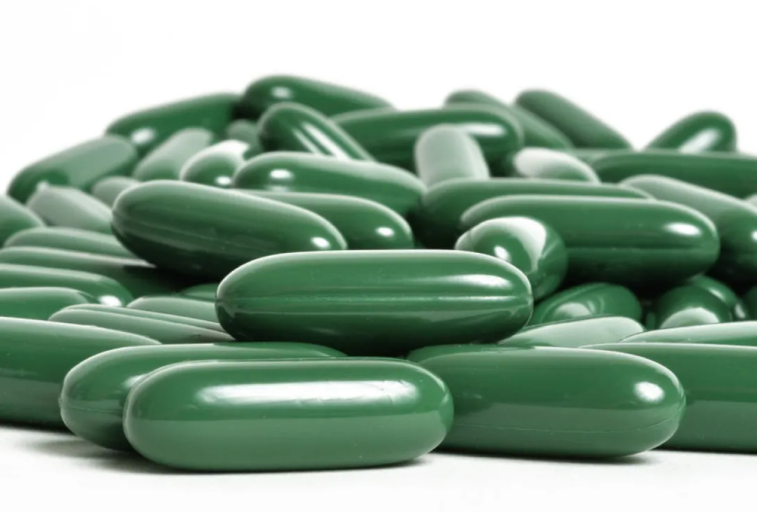 Eerst de kopjes groene thee, dan de capsules