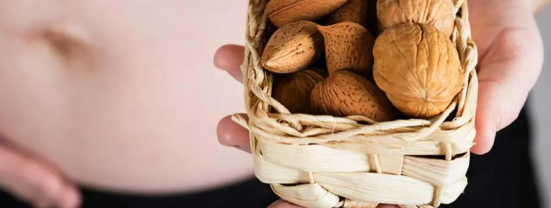 Noten tijdens zwangerschap goed voor cognitieve ontwikkeling kind