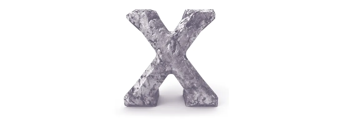 De letter X en onze voeding